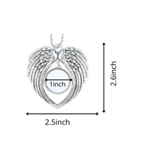 Load image into Gallery viewer, Custom Memorial Angel Wing Charm
