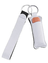 Load image into Gallery viewer, Custom Wristlet and Lip Stick/Lip Balm Keychain Holder

