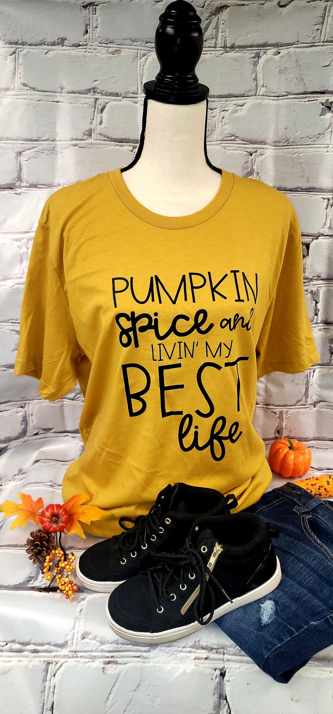 Pumpkin Spice And Livin' My Best Life Shirt