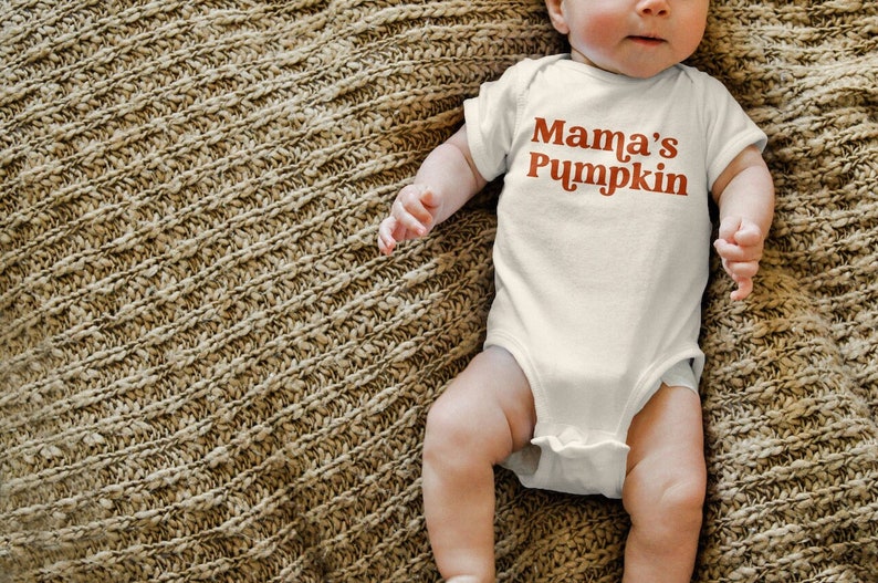 Mama's Pumpkin Baby Onesie